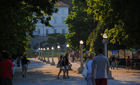 Jakopičev drevored, foto: Dunja Wedam vir Turizem Ljubljana