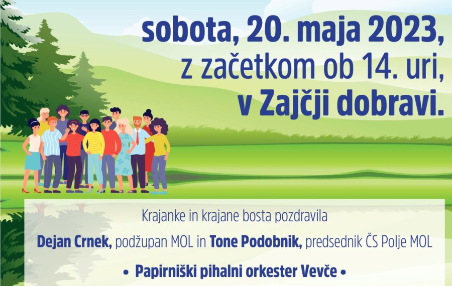 Plakat: Dan četrtne skupnosti Polje