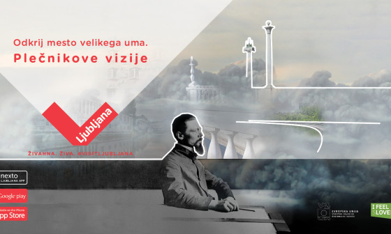 Oglas za mobilno aplikacijo Nexto. Foto: Turizem Ljubljana