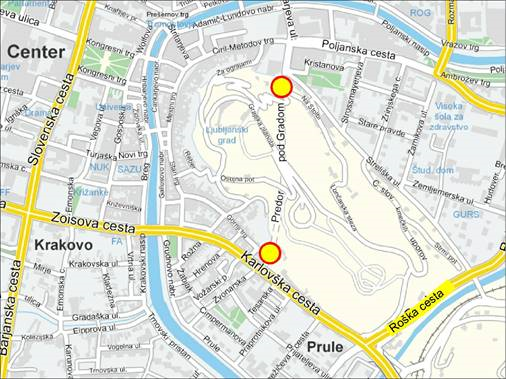 Zemljevid zapore. Vir: arhiv MOL