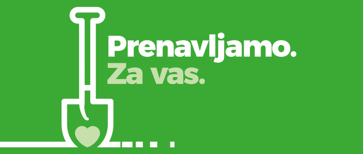 Prenavljamo za vas