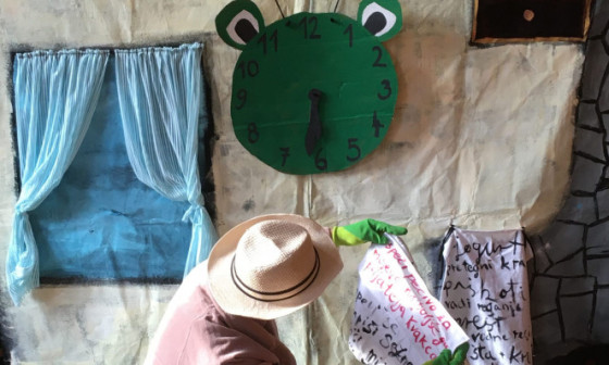 Utrinek s predstave REGinKVAK. Foto: Pionirski dom