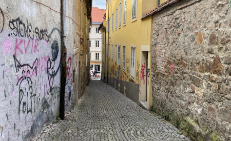 Ulica Reber pred prenovo, foto: arhiv MOL