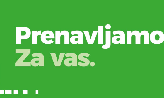 Grafika Prenavljamo za vas.