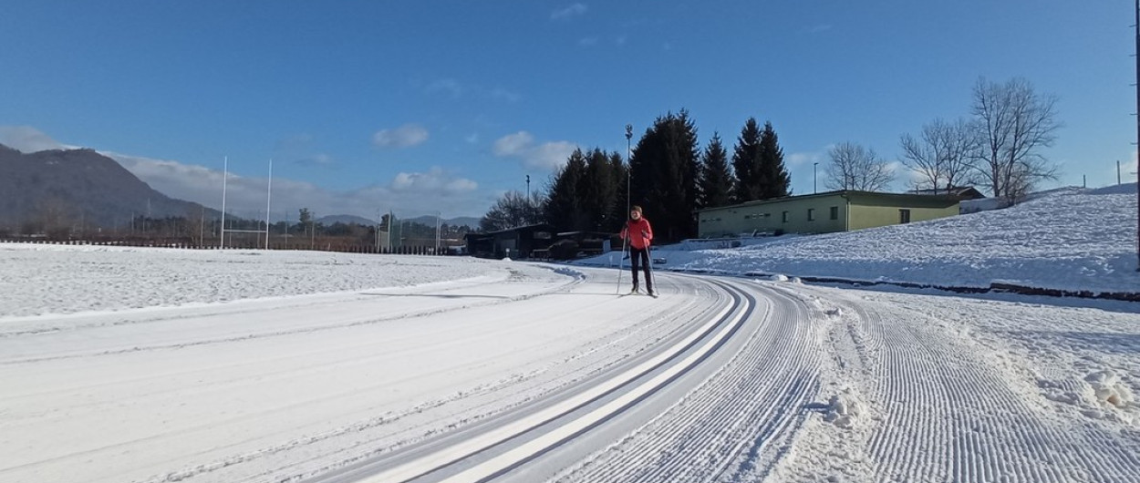 Tek na smučeh v Stanežičah. Foto: JZ Šport Ljubljana