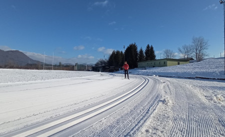 Tek na smučeh v Stanežičah. Foto: JZ Šport Ljubljana