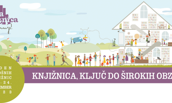 Banner Teden splosnih knjiznic 2023. Foto: Združenje splošnih knjižnic