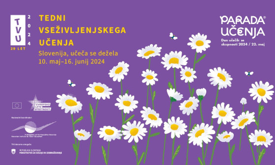 Banner Teden vsezivljenjskega ucenja. Vir: ZD Ljubljana