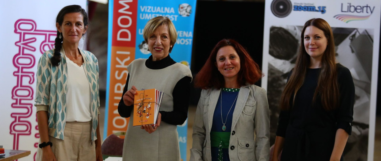 Od leve proti desni: Vesna Tripković, Viktorija Potočnik, Bjanka Kršmanc, in Tadeja Vovk. Foto vir: Pionirski dom