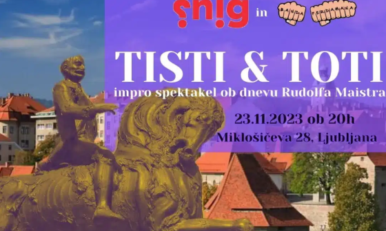 Banner Tisti&Toti. Foto: Pionirski teater
