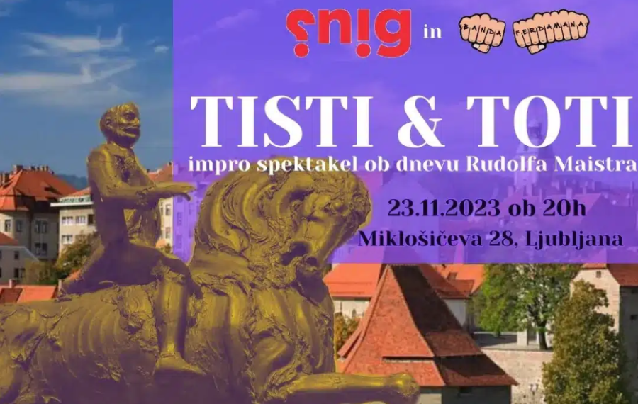 Banner Tisti&Toti. Foto: Pionirski teater