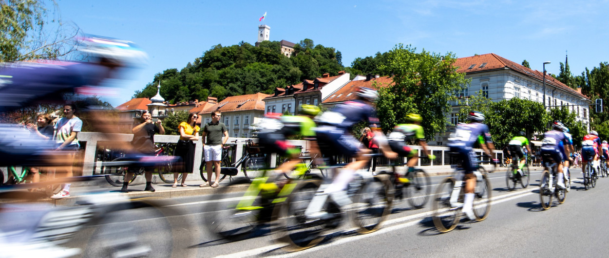 Kolesarska tekma. Foto: MKV, tourofslovenia.si