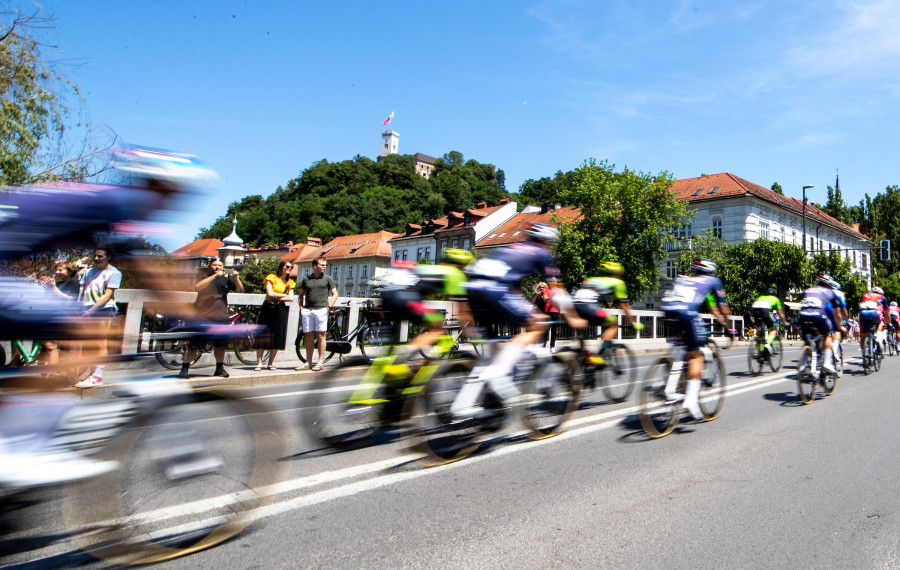 Kolesarska tekma. Foto: MKV, tourofslovenia.si