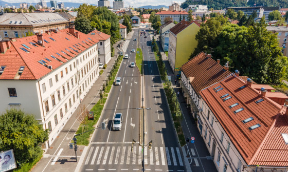 Prenovljena Tržaška cesta. Foto: Nino Kolarev, LPT