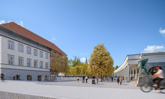 Render prenovljene tržnice