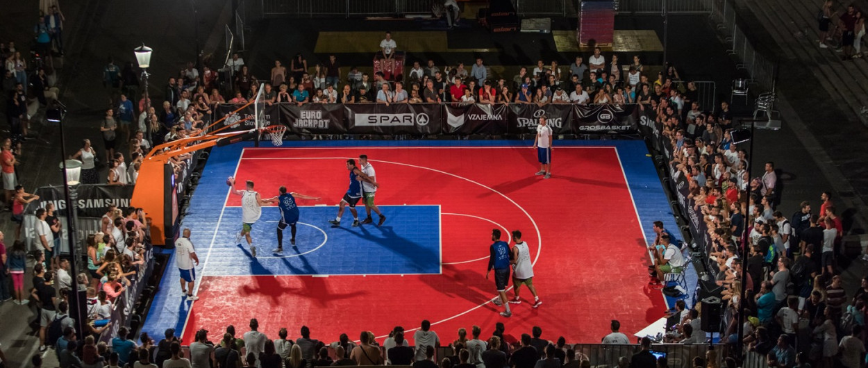 Turnir v košarki 3x3. Foto: Turizem Ljubljana