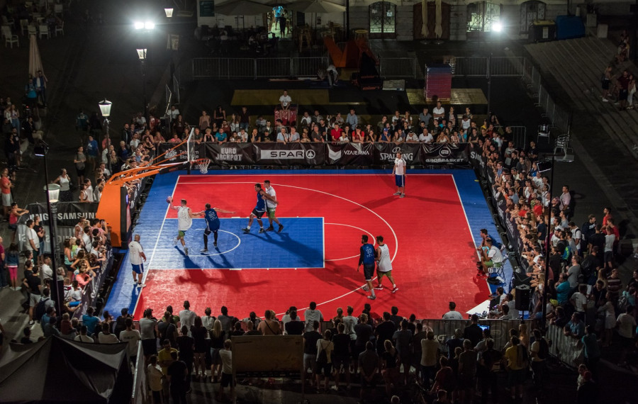Turnir v košarki 3x3. Foto: Turizem Ljubljana