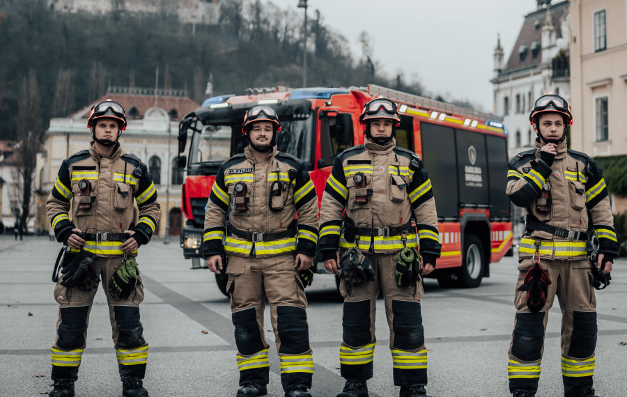 gasilci na kongresnem trgu