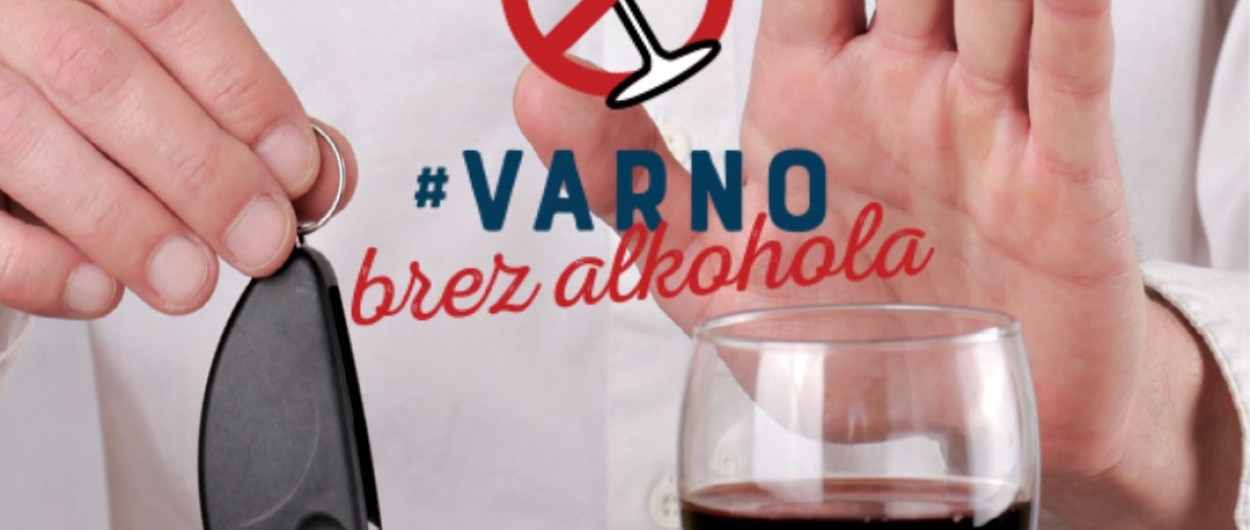 Plakat Varno brez alkohola. Foto vir: AVP