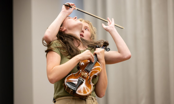 Predstava Kričoča pomlad. Foto vir: Gledališče Glej