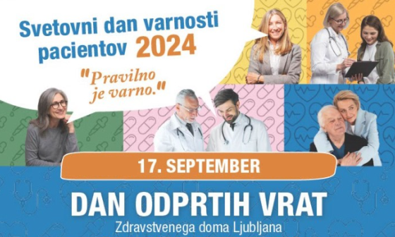 Banner Dan odprtih vrat ZD Ljubljana