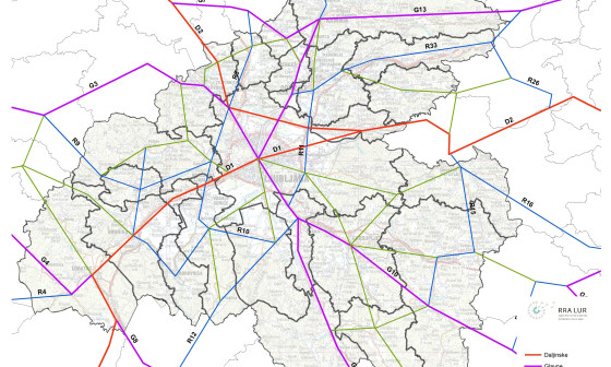Zemljevid koridorjev državnih kolesarskih povezav