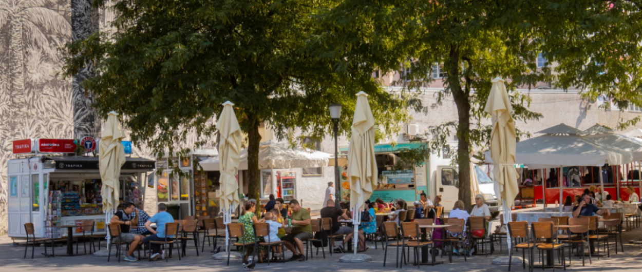 Zmajčkov kotiček na osrednji ljubljanski tržnici. Foto: arhiv LPT