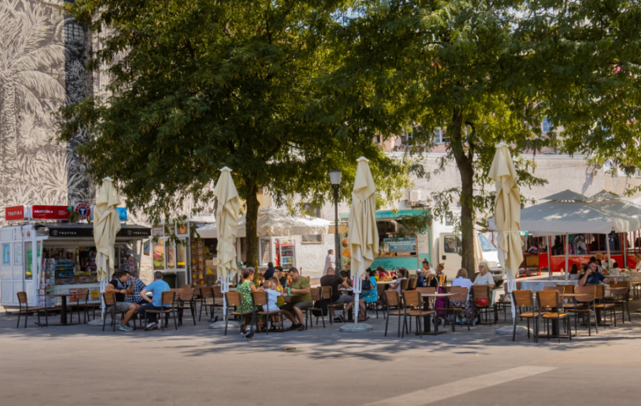 Zmajčkov kotiček na osrednji ljubljanski tržnici. Foto: arhiv LPT