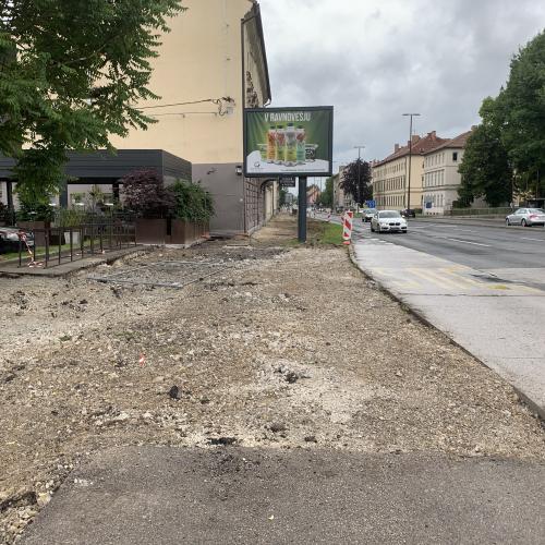 Začeli smo s prenovo Tržaške ceste, junij 2020, foto: arhiv MOL