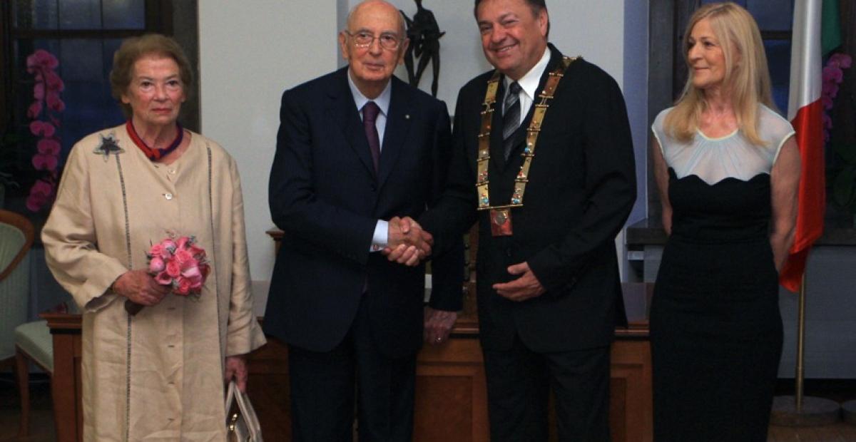 13a2. predsednik Italijanske republike Giorgio Napolitano