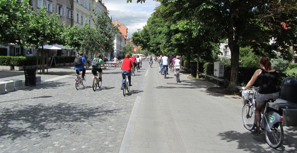 Ljubljana, bicycle friendly city