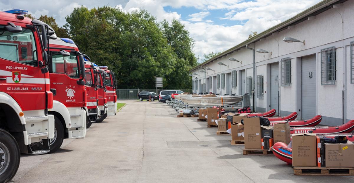 Nova vozila in oprema za operativne gasilske enote, foto: Luka Kotnik
