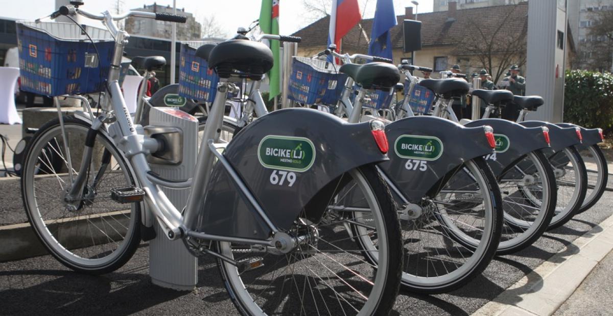 The self-service bicycle rental system BicikeLJ is also very popular in Ljubljana.