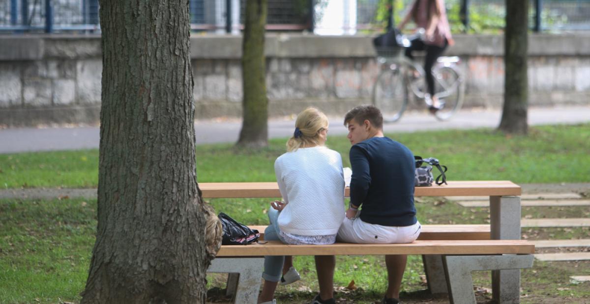 Dijaški park Gimnazije Bežigrad, foto Nik Rovan