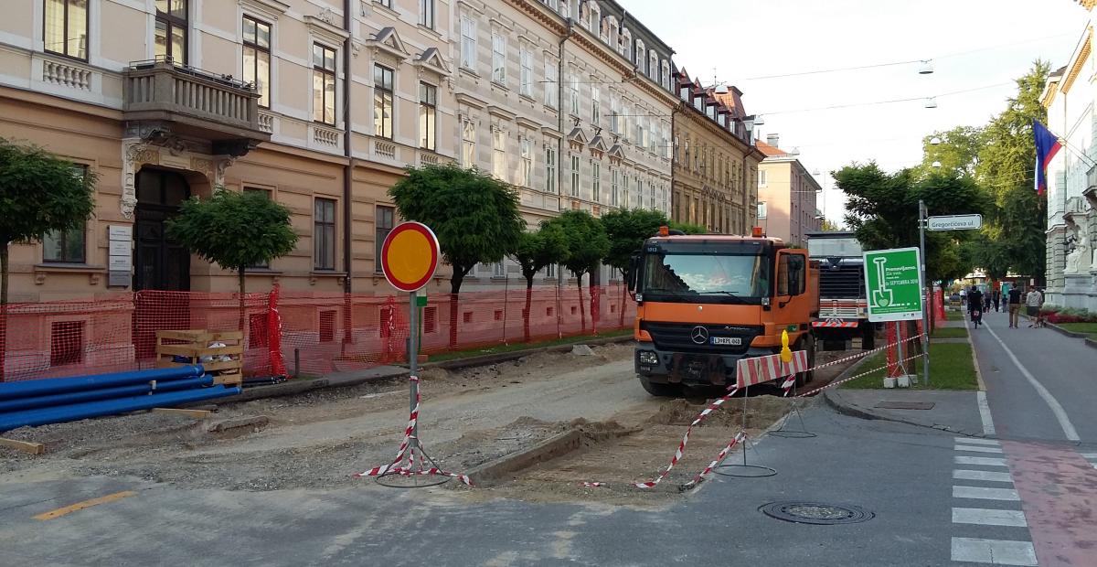 Presernova cesta v delu, foto: Vita Kontic