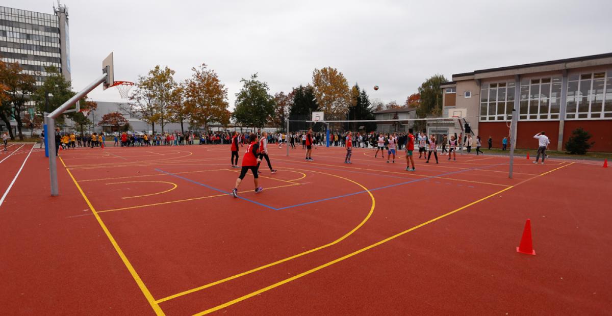 Prenova igrišča v letu 2018, foto: Nik Rovan