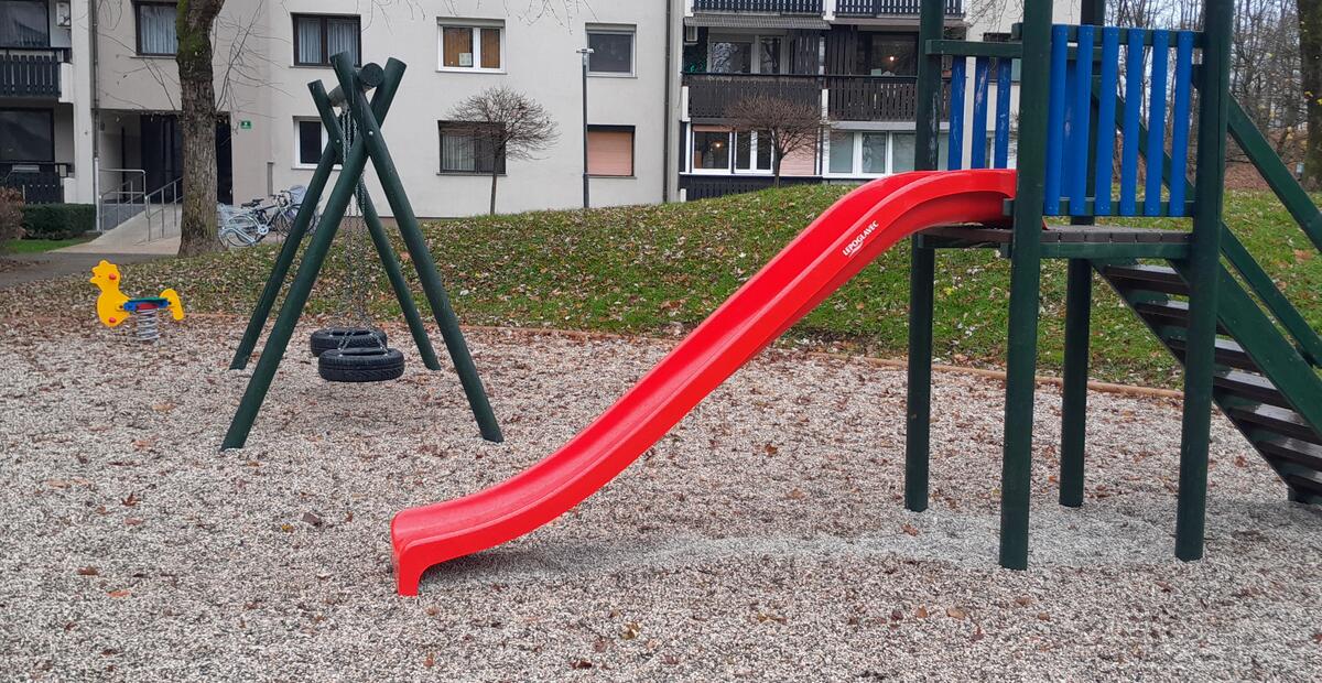 otrosko igrisce Beblerjev trg 11-14. Foto: arhiv