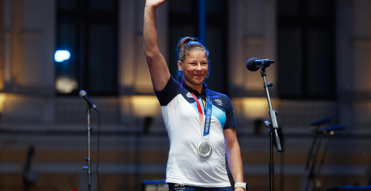 Judoistka Tina Trstenjak. Foto: N. Rovan