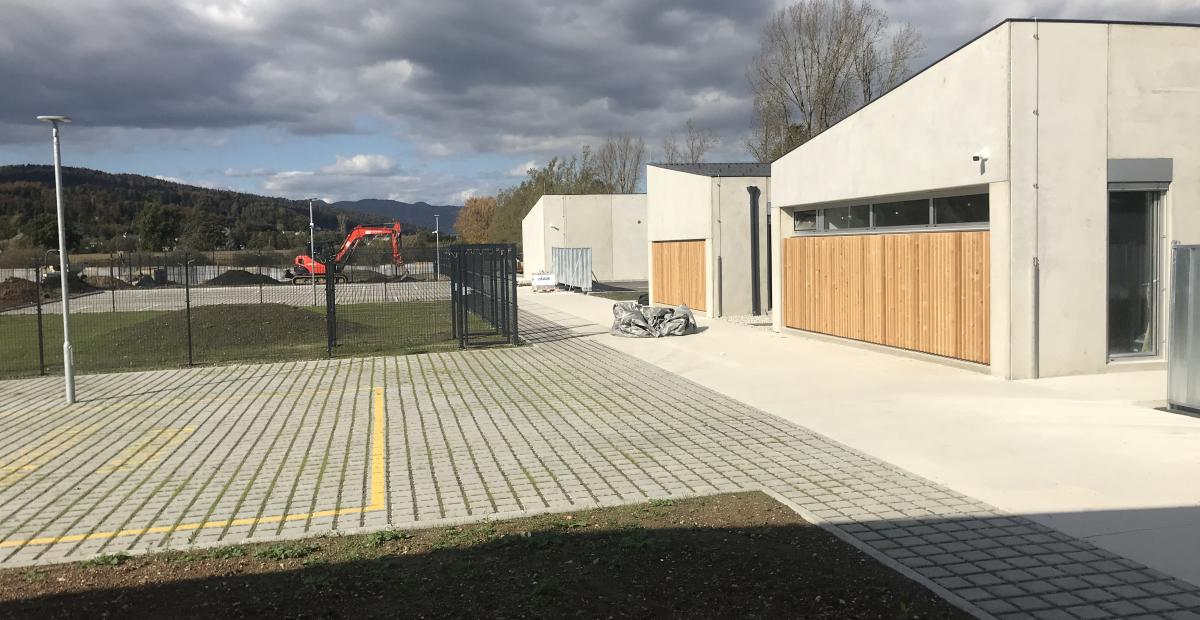 Dokončujemo 1. fazo Zavetišča za zapuščene živali v Ljubljani - zunanja ureditev, foto: arhiv MOL