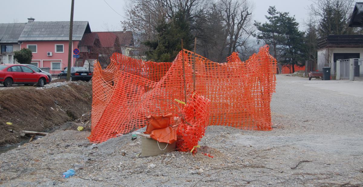 Vzpostavljanje komunalne infrastrukture na Rakovi jelši, foto: T. Berčič, vir: JHL