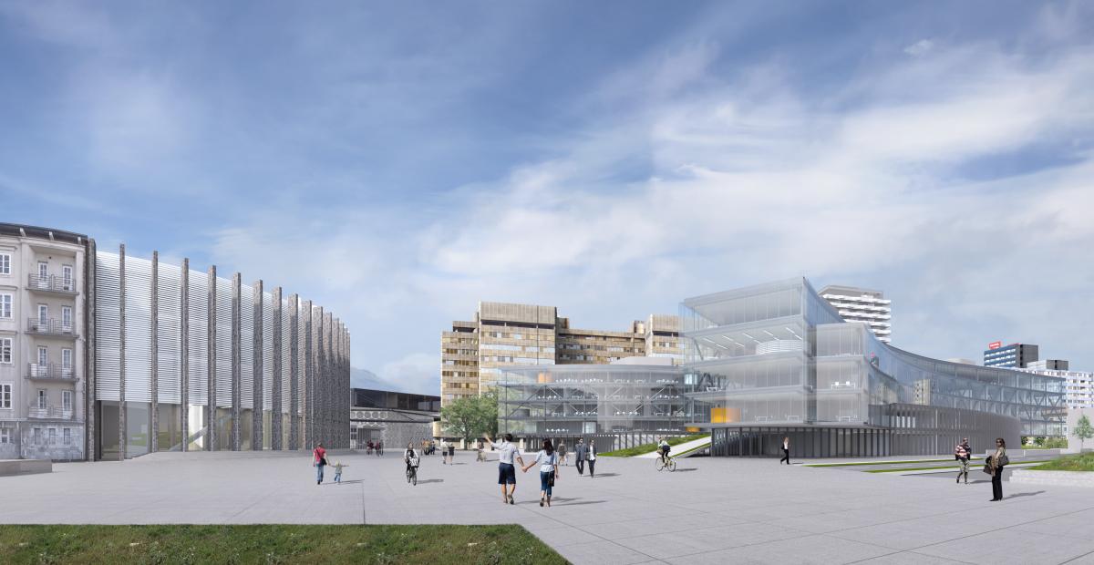Večnamenski poslovni objekt, vir: Coloniarchitects Marko in Alessio Coloni
