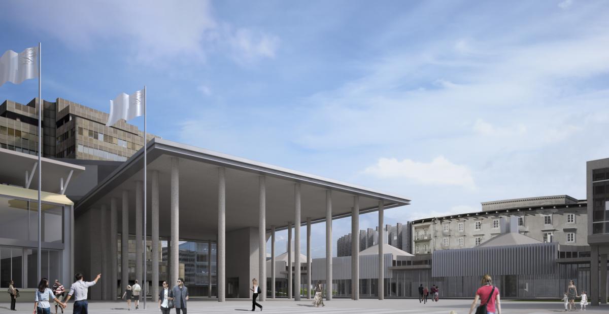 Večnamenska dvorana - Gospodarsko razstavišče, vir: Coloniarchitects Marko in Alessio Coloni