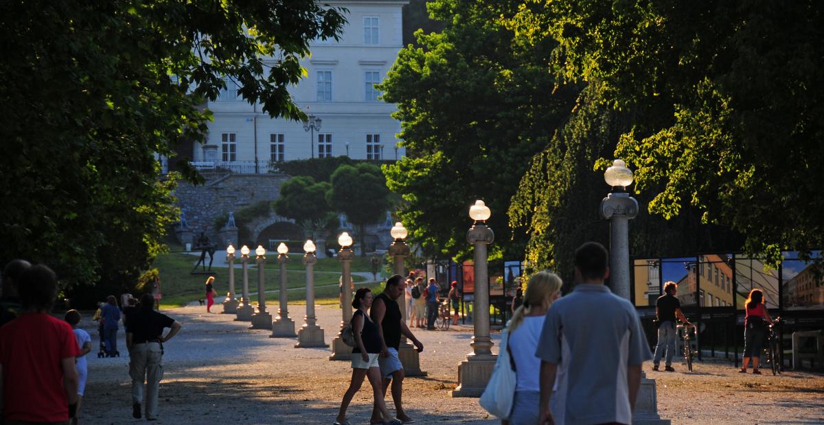 Jakopičev drevored, foto: Dunja Wedam vir Turizem Ljubljana