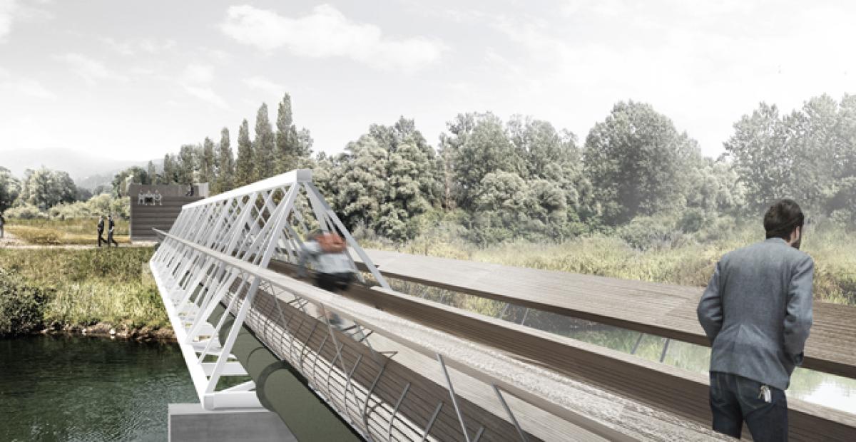 Prikaz novega Vodovodnega mostu, vir: Medprostor d.o.o.