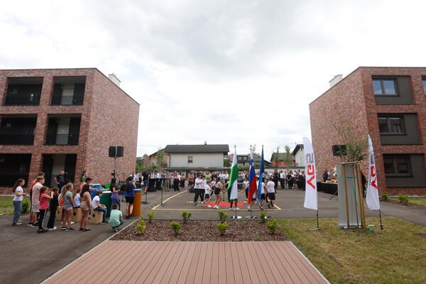 Odprtje stanovanjske soseske Rakova jelša II. Foto: N. Rovan