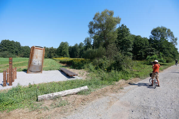 Pot je opremljena z interpretacijskimi orodji in urbano opremo. Foto: N. Rovan 