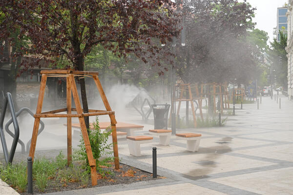 the water elements at čufarjeva street