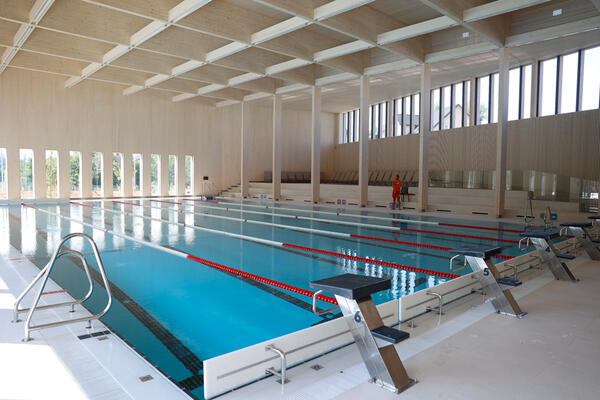the indoor pool at vevče