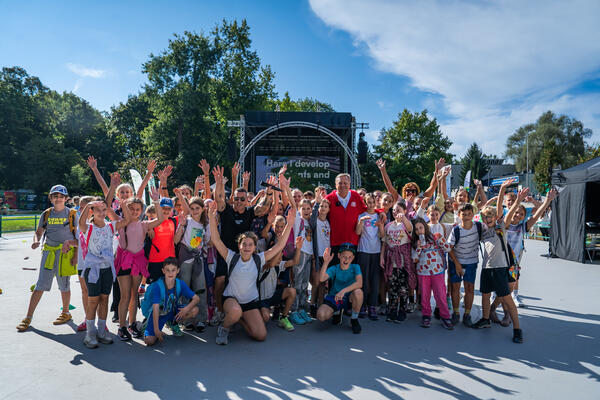 Festivala se je udeležil tudi župan Zoran Janković. Foto: Nino Kolarev