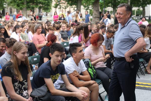 Koncert za nadarjene učence. Foto: Nik Rovan